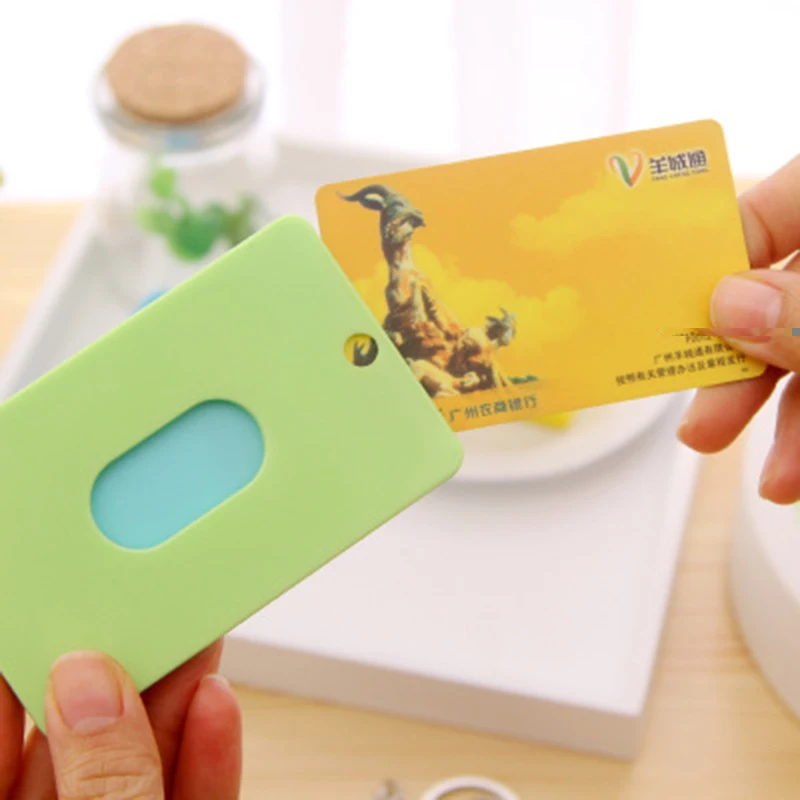 Kawaii Cartoon Animals Totoro 3D Credit ID Card Holder Bus Card Case Organizer with Keychain Nice Gift