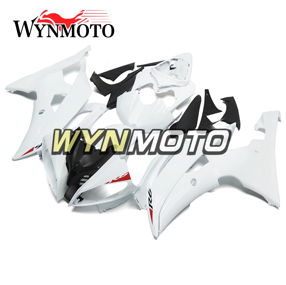 

Complete Fairings Kit For Yamaha R6 2008-2016 08-16 Year Injection ABS Plastics Fittings Motorbike Bodywork Pearl White Cowlings