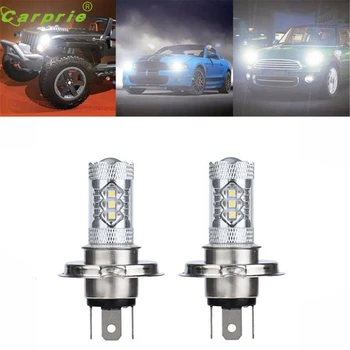 

High Quality 2 X 80W White H4 9003 HB2 LED Fog Light Bulb 1500LM High Low Beam Headlight