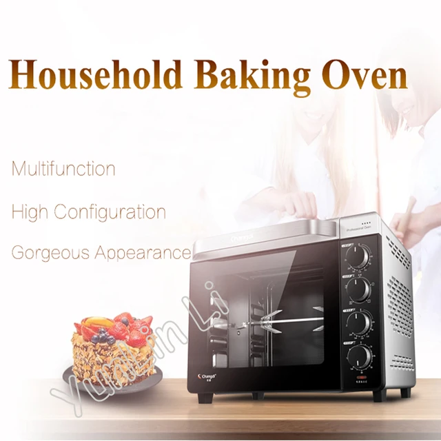 Electric Oven Household Baking Small 40l Liter Large Capacity  Multi-function Automatic Cake Delivery Mini Oven Bread Baking - Ovens -  AliExpress