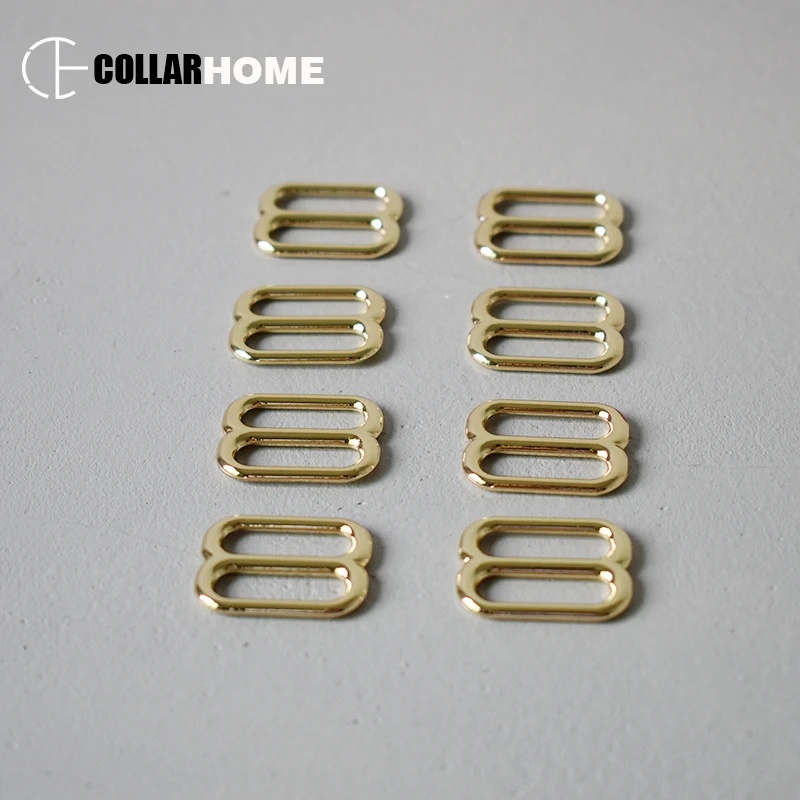 metal adjustable buckle slides tri-glides adjuster slider 20mm cat dog collar straps belt pin buckles DIY accessories