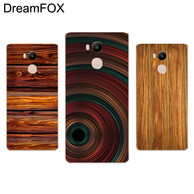 DREAMFOX M154 Wooden Wall Soft TPU Silicone Case Cover For Xiaomi Redmi Note 3 4 4X 5 5A 6 7 Pro Global |