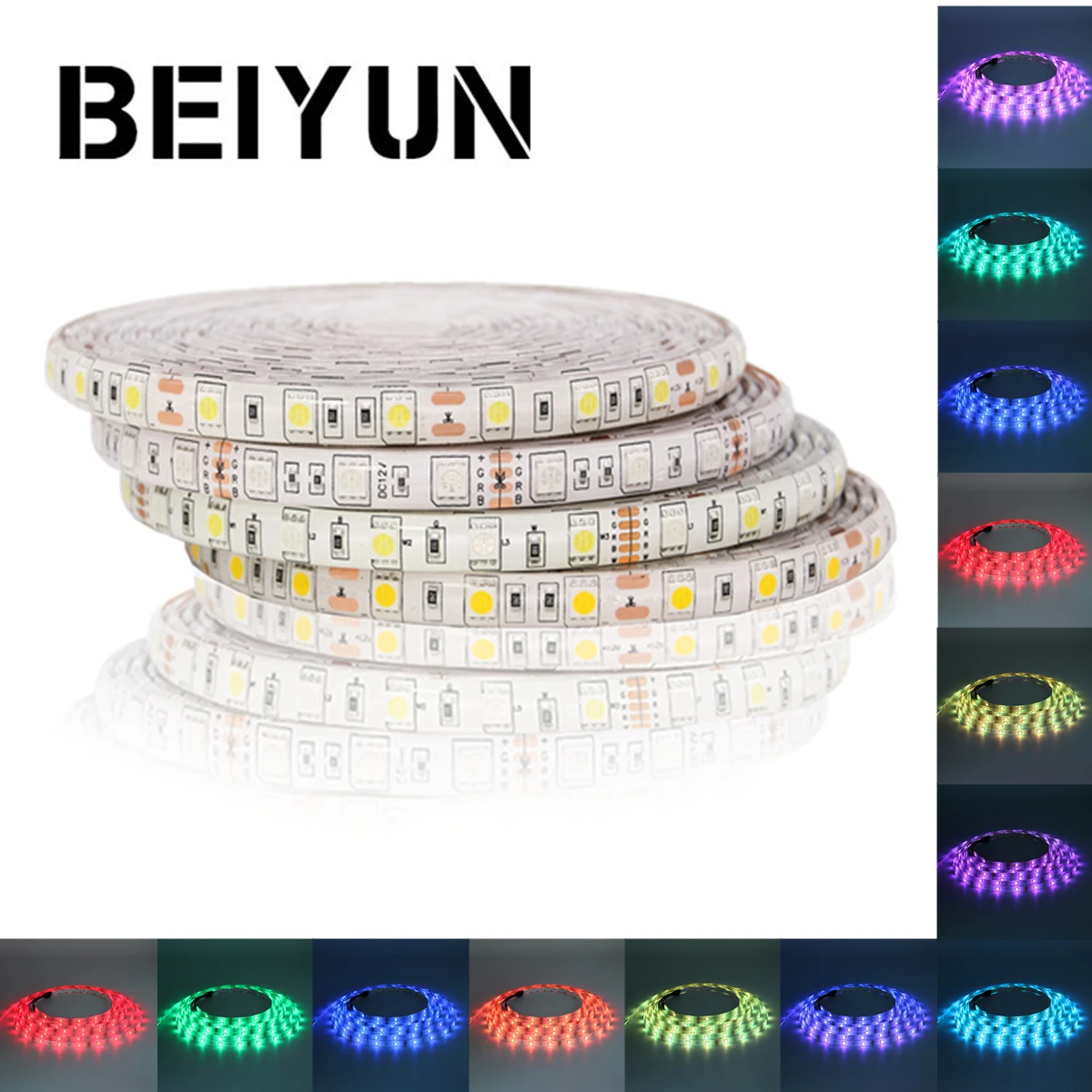 #cheap DC12V 5M LED Strip 5050 RGB,RGBW,RGBWW 60LEDs m Flexible Light 5050 LED Strip RGB White,Warm white,Red,Blue,Green