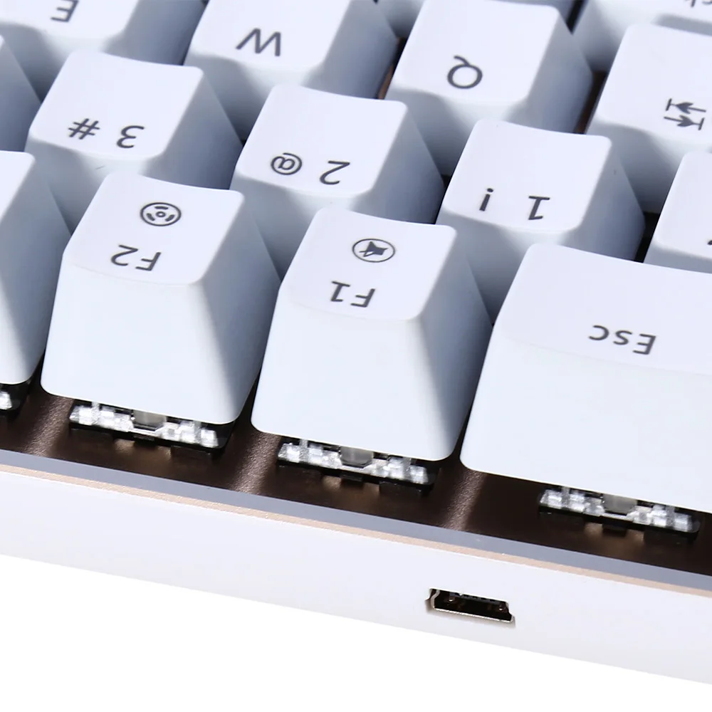 Ajazz AK33 синий переключатель Подсветка Mechaincal Gaming Keyboard 82 ключи|Клавиатуры| |