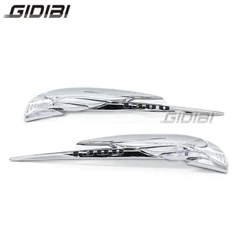 

Motorcycle Gas Tank Emblem Badge Chrome 3D Decal Sticker For Honda VTX1300 VTX 1300 Decals Stickers