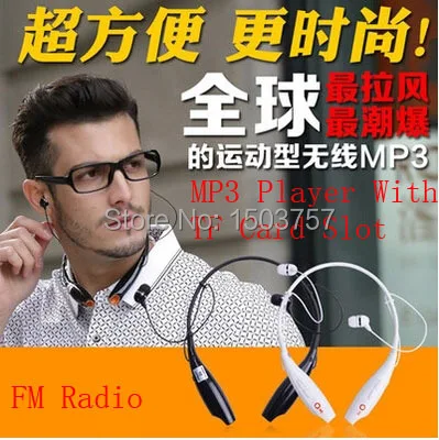 Z8 B9 Bluetooth Sport Stereo Earphones with FM Radio and MP3 Player support TF card running wireless headset earphones | Электроника