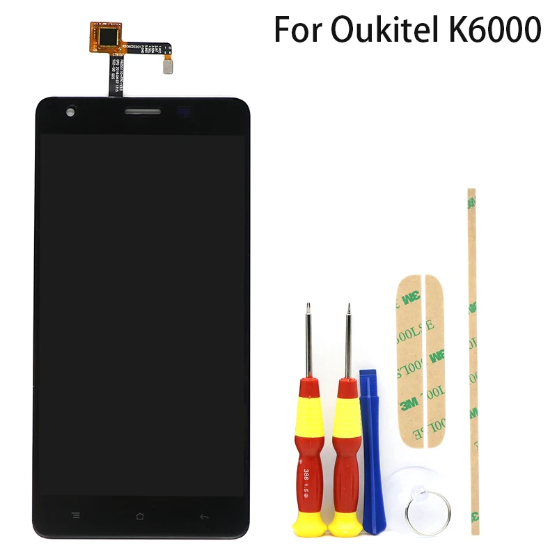 Для 5 &quot1280x720 Oukitel K6000 LCD дисплей в Мобильный телефон + Pro кодирующий