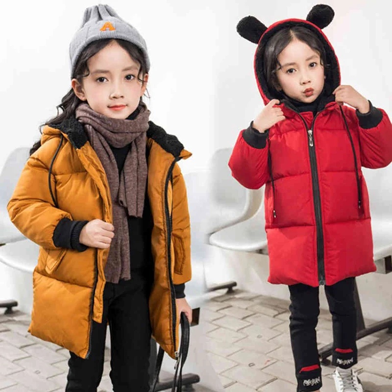 

Baby Winter Jacket Toddler Girls Autumn Winter Hooded Coat Thick Warm Clothes Children Jacket Kids Outerwear Boy Girl Coat Parka