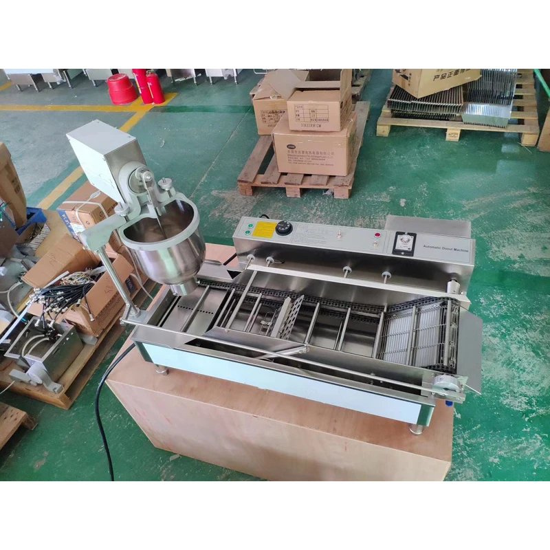 

Stainless steel 220V 110V automatic production machine mini fried donut machine / three sets of mold, smarter, simpler