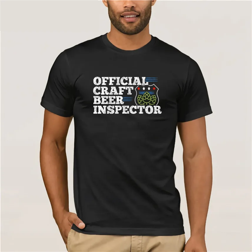 

Official Beer Inspector Bar And Brewery T-shirt Men's T Shirt Outdoor Wear