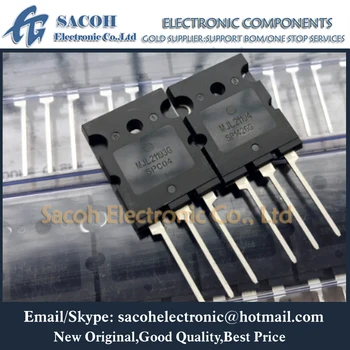

Free shipping 5Pairs MJL21193G MJL21193 + MJL21194G MJL21194 TO-3PL 16A 250V 200W NPN PNP Silicon Power Transistor