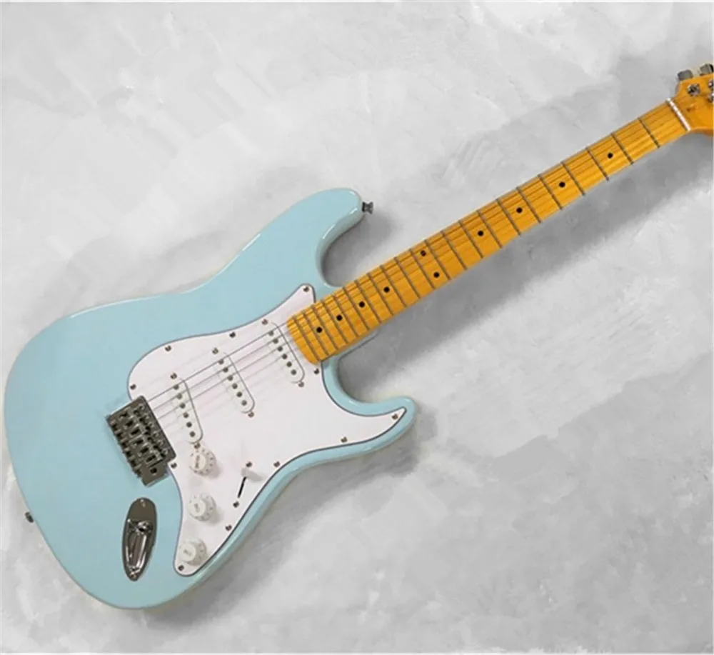 

Electric guitar, freight free, st guitar, sky blue, customizable
