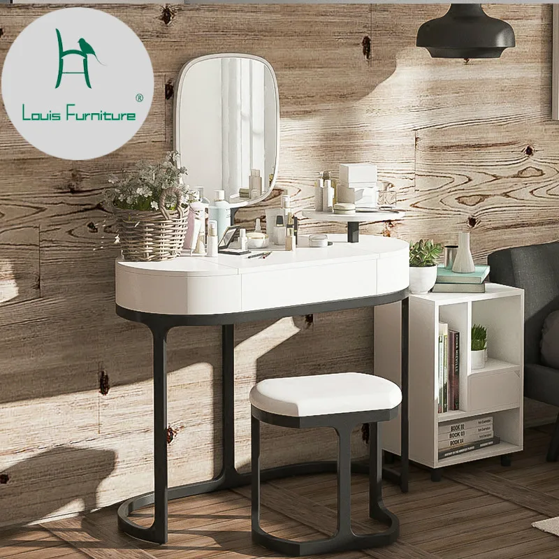 Современный простой скандинавский стол для макияжа Louis Fashion|Комоды| |