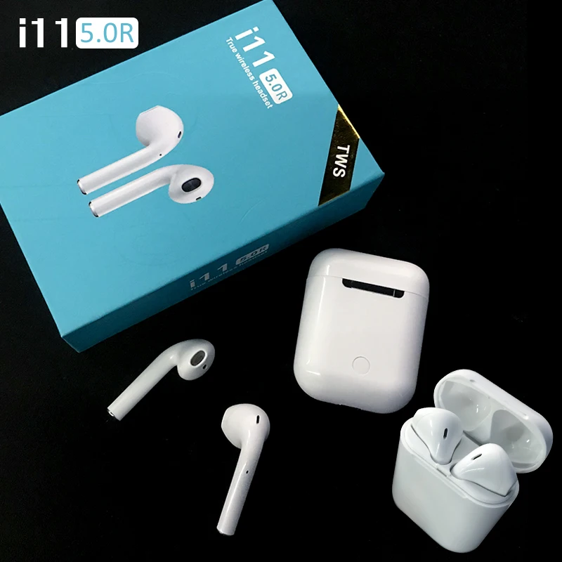 I11 Tws Original Wireless Bluetooth Earphones Touch Control Earbuds 1:1 Charing Box Gaming Headset For Fone Gamer - & Headphones -