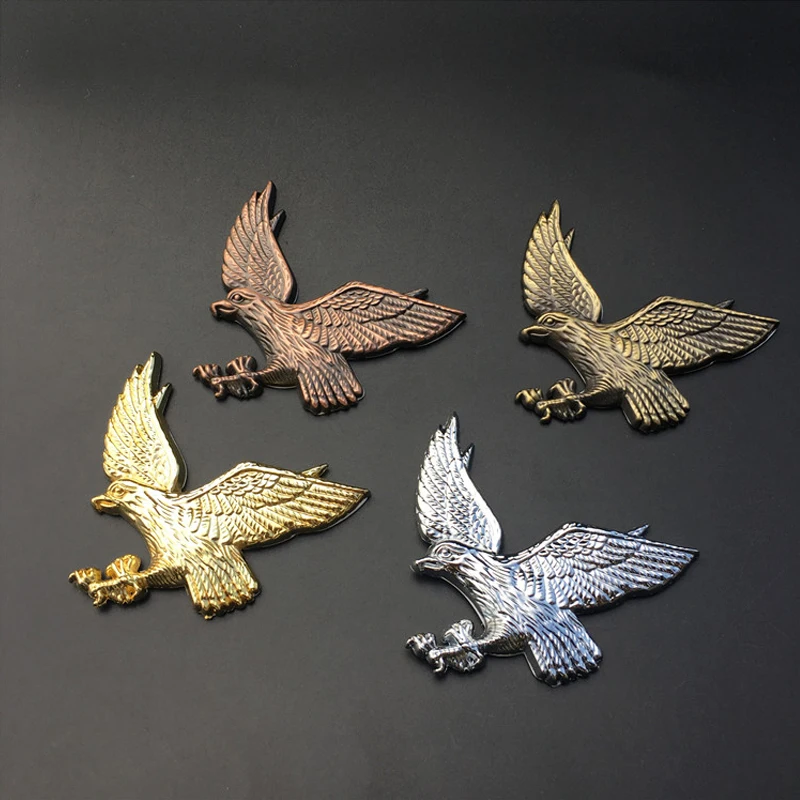1 PC 8.5 CM Car Stickers Eagle Metal Emblem Refitting Car Styling Body Badge Car Accessory