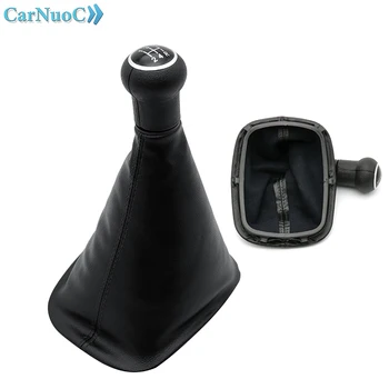 

For vw VW PASSAT B5 B5.5 1998-2005 5 Speed Manual Car Gear Shift Knob Lever Stick Pen Gaiter Boot Cover Case