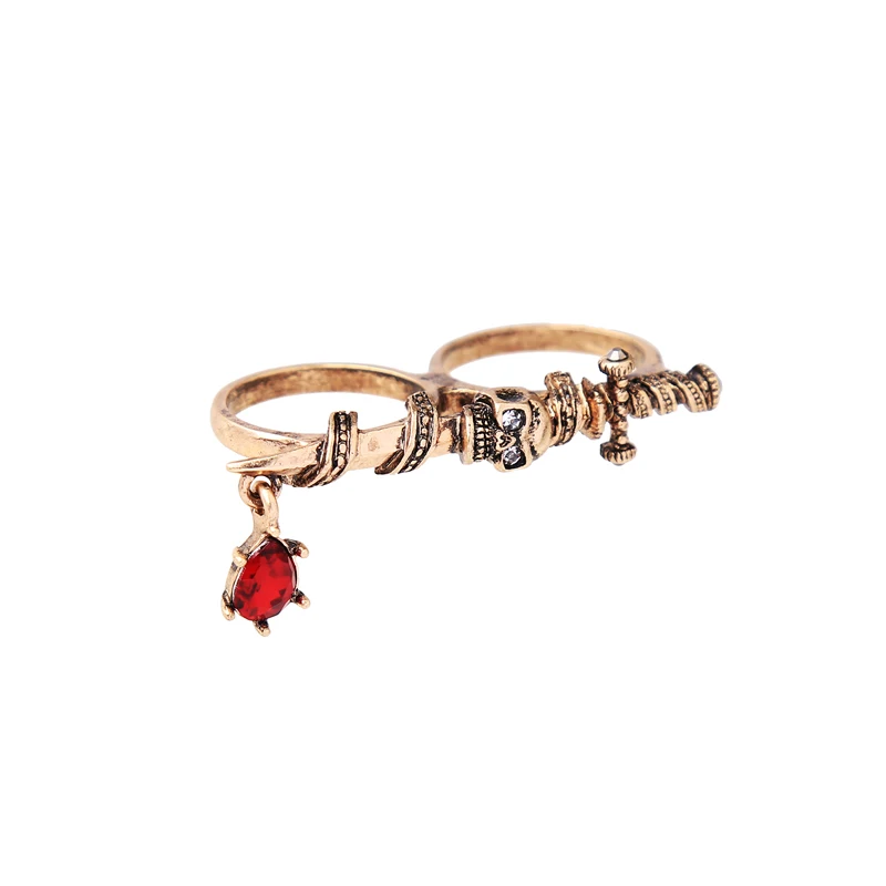 

Bulk Price 2018 Bohemia Vintage Unique Individuality Rings Crystal Pentagram Parallel Ring For Female Handmade Jewelry Accessory