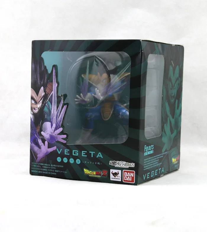 

New Dragon Ball Z Saiyan Vegeta Galick Gun Battle State Bandai Tamashii Nations Figurart 15CM Action Figure