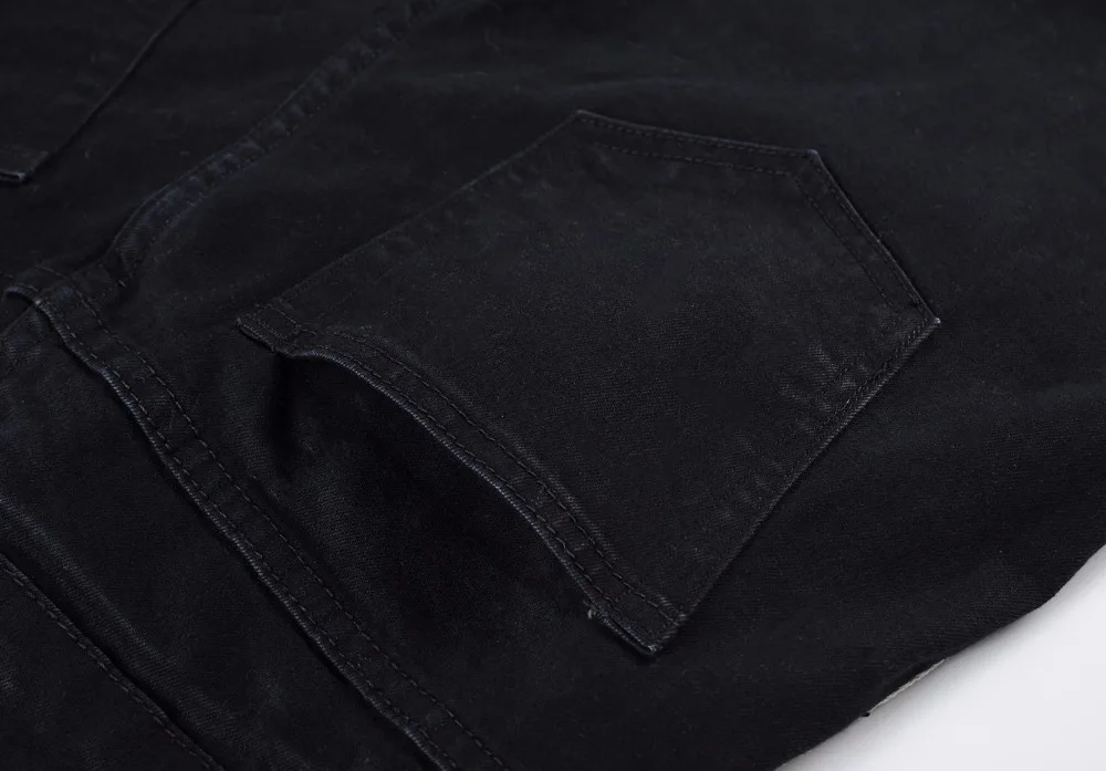 Новинка, kanye weist, черные обтягивающие джинсы для мужчин, хип-хоп, в полоску, рваные, эластичные, облегающие джинсы, мужские эластичные брюки, уличные брюки