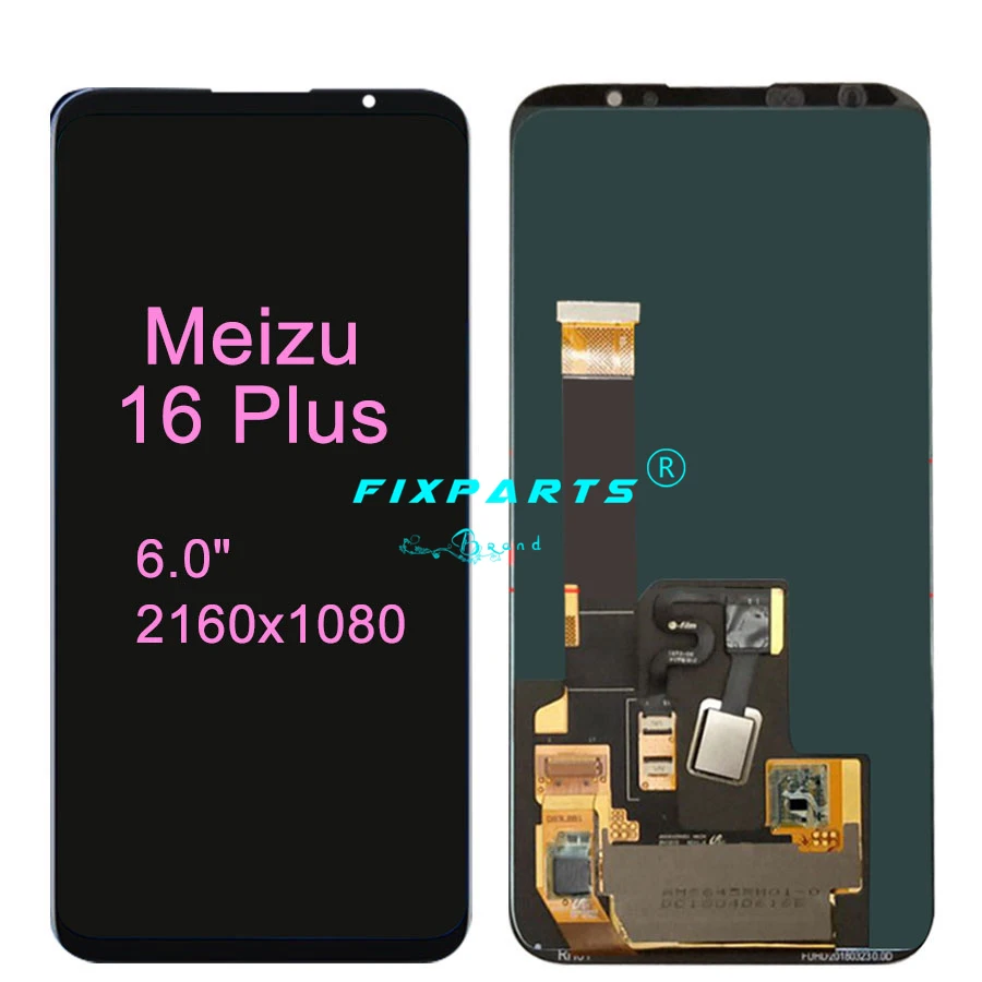 US $111.43 Original New Meizu 16 Plus LCD meizu 16th LCD Display Replacement Touch Screen Digitizer Black White Meizu 16X LCD Meizu 16S Pro