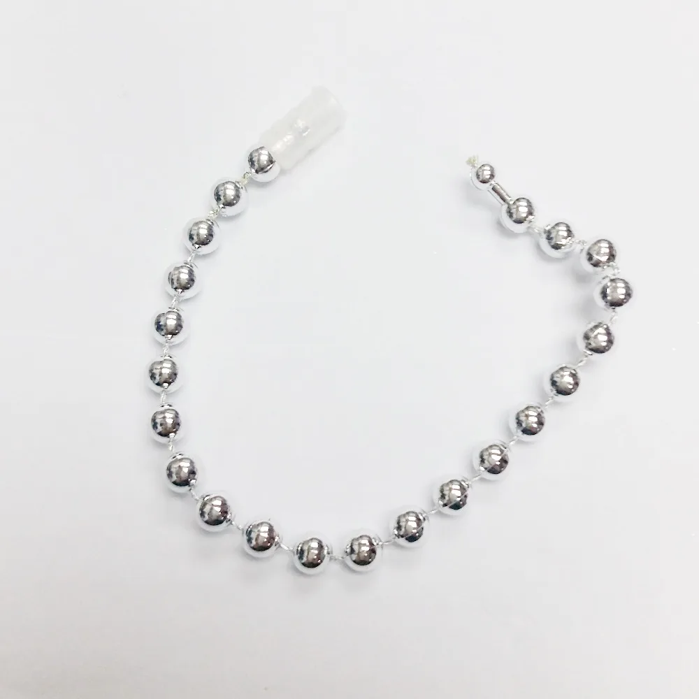 silver bead Bracelet 2.1g   