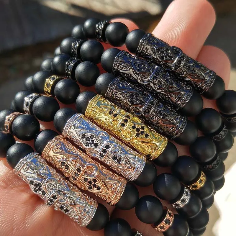 Новинка 2019 мужской браслет из циркония с микрозакрепкой женский искусственного