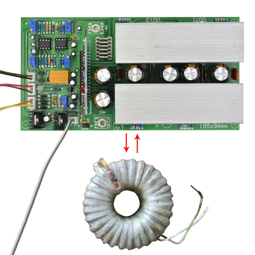 SUNYIMA 1 шт. Мощность частоты чистая Синусоидальная волна инвертирующий усилитель тороидальный трансформатор постоянного тока 24V 36V 48V 1000/3000/5000/6000 Вт Инвертор для "сделай сам"