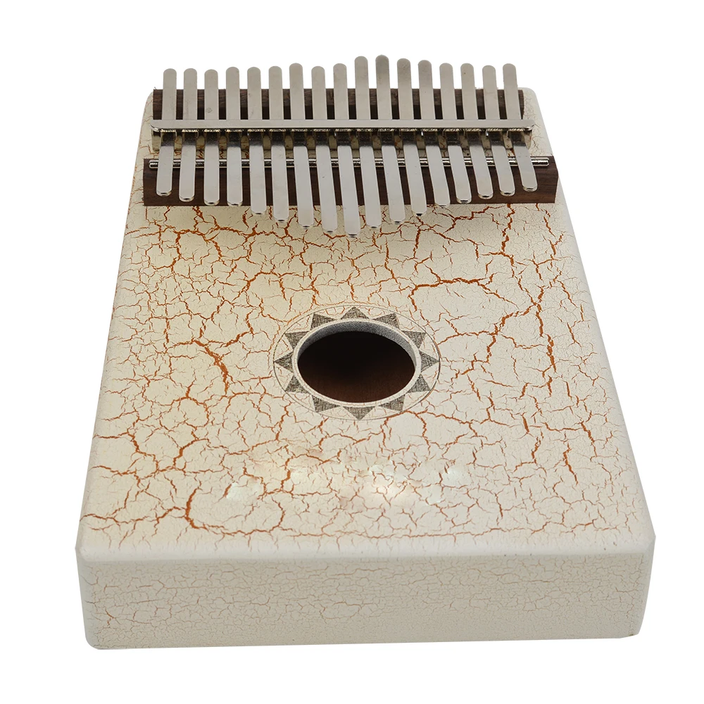 17 Key Kalimba Mbira Sanza Portable Fashion Ice crack texture Finger Thumb Piano Keyboard Marimba Wood Musical Instrument