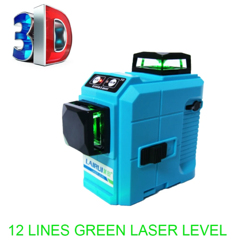 

Professional 12 Line red 3D laser level 360 Vertical And Horizontal Laser Level Self-leveling Cross Line 3D Laser Level