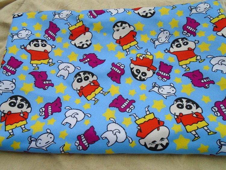 145*100 см Crayon Shin-Chan Текстиль полиэстер Ткань пэчворк, занавес. Скатерть, кукла, печатных квилтинга дома для Sewin