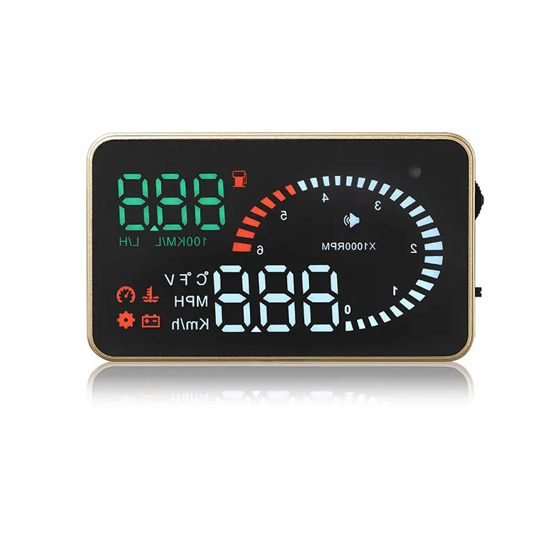 Автомобильный Hud 3 5 дюйма X6 дисплей GPS спидометр цифровое предупреждение о