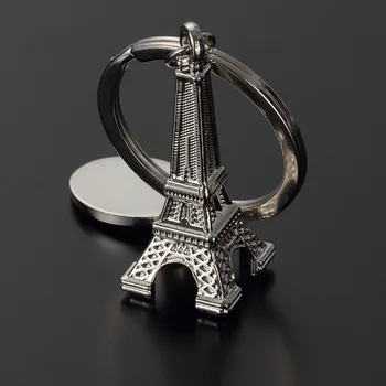 

Hot!Paris Eiffel Tower keychain Creative automobile metal key chains,Car Key Rings