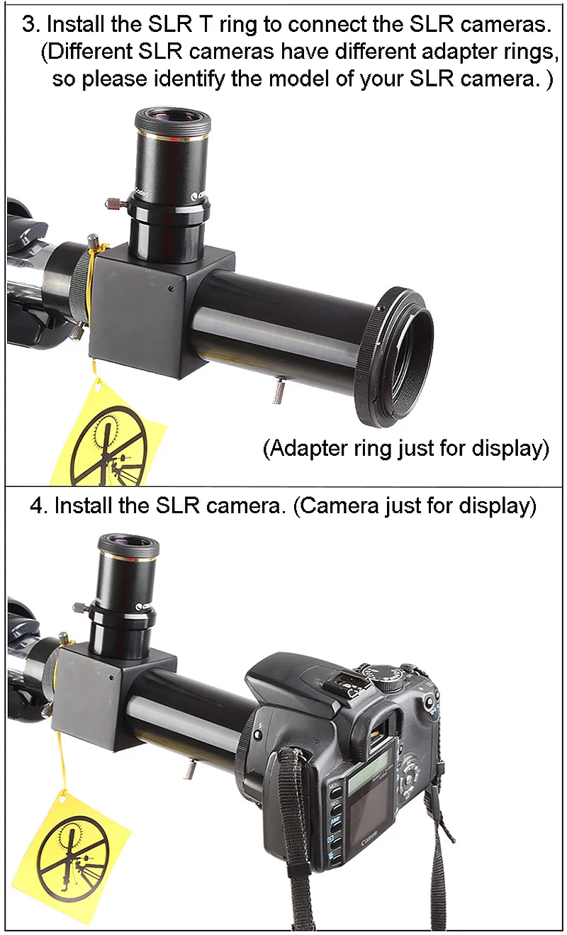1,25 дюймов двойное использование CA3 телескоп адаптер байонет подключения окуляра и SLR камеры для астрономического телескопа просмотра и съемки
