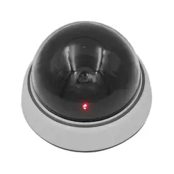 Домашняя безопасная камера наружная крытая светодио дный красная светодиодная мигающая лампа белый манекен Купол CCTV Камера Безопасности