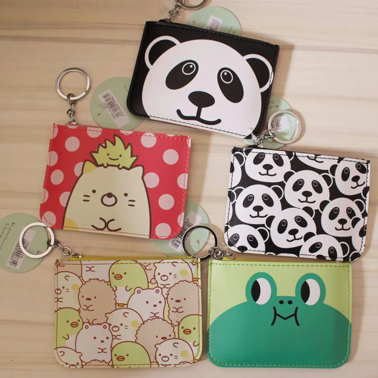

Cartoon PU 12CM Coin Purse Wallet Pouch Case BAG Headphone bag Lady's Pocket Change Bags Pouch pouch