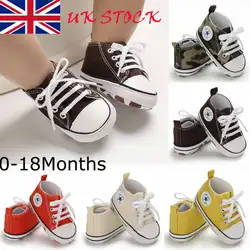 Emmaaby/детская прогулочная обувь для мальчиков и девочек; мягкая подошва; для новорожденных; для малышей; для детей 0-18 месяцев; Великобритания