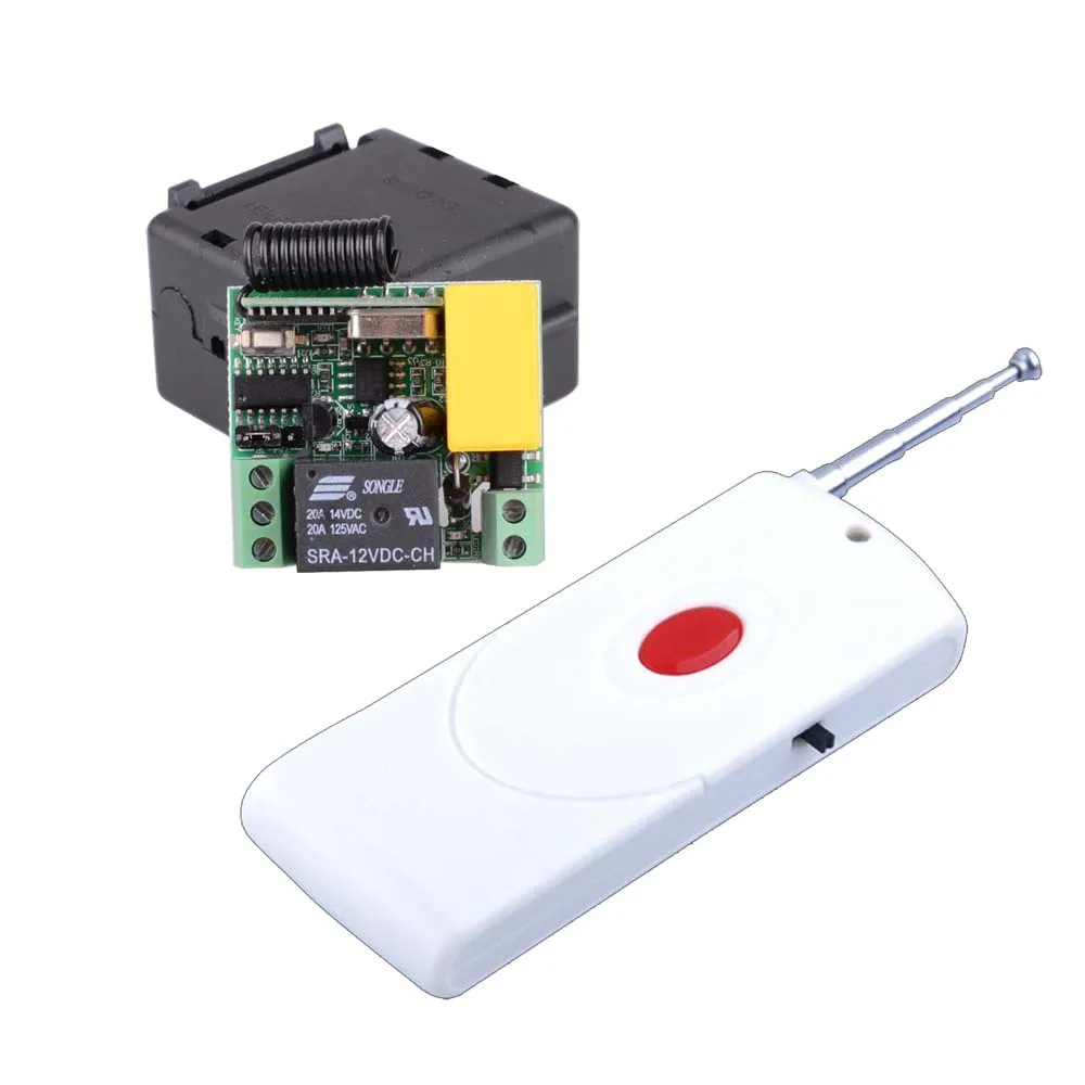 

433mhz RF Mini Wireless Remote Control System AC 220 V 1 CH 1* Receiver+1*Transmitter With Protection Switch