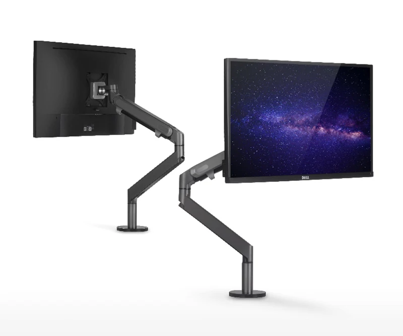Altura de Alumínio Suporte de Mesa Suporte de Suporte de Gás Suporte de Montagem do Monitor Hyvarwey Ajustável Polegada Lcd Led Monitor Flexi Oz-1 17-32 - Imagem 3
