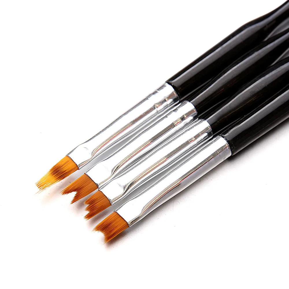 Nail Tools Nail Brushes 4PC Double Head Nail Art UV Gel Polish Design