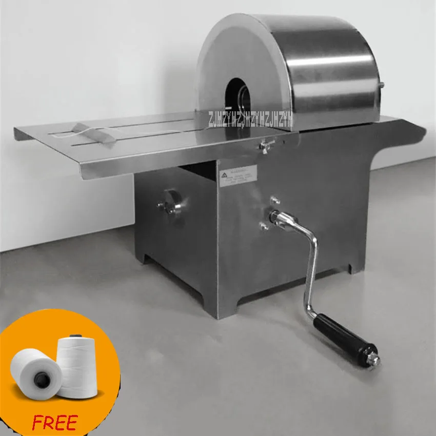 42B الفولاذ المقاوم للصدأ السجق ملزم موضوع آلة اليد السجق رابط عقدة آلة القطر 42 مللي متر السجق ربط ختم آلة