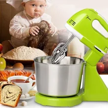 Электрический пищевой миксер настольная подставка смеситель для теста ручной блендер для взбивания яиц машина для выпечки взбивание сливки 7 скоростей