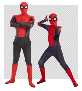 

Spider-Man Far From Home Cosplay Costume Family Matching Outfits Man Boys cos Spiderman Halloween Children Party Clothing SA1397
