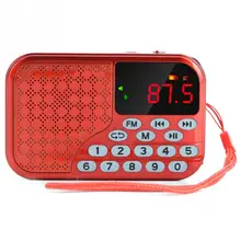 87,5-108 МГц FM цифровой fm-радио 2,1 канал TF/USB музыка шумоподавление радио мини-динамик с радио