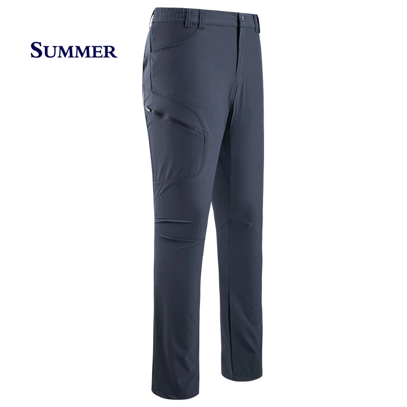 

summer Pants High quality men Pants for Quick Dry pant Capris male fashion Solid Trousers With belt Breathable UV L-5xl