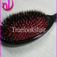 Настоящие дикие кисти для помазок, высокое качество, Чистая щетка для волос, отличная расческа, расческа, щетка для нарощенных волос