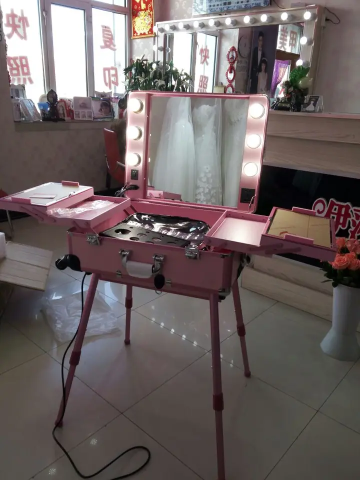 studio pink train table