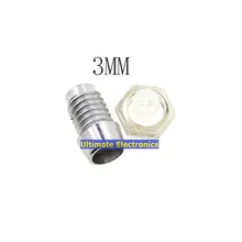 50 комплектов светодиодный светильник с трубчатым гнездом 3 мм светодиодный светильник с трубчатым гнездом