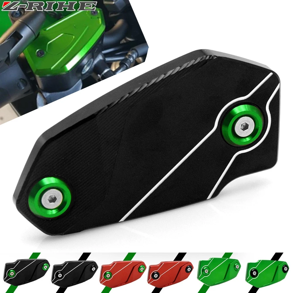 

For Kawasaki Z800 Z 800 2013-2016 2015 Motorcycle Brake Fluid Reservoir Tank Cover CNC Aluminum Brake Fluid Reservoir Cap Z800