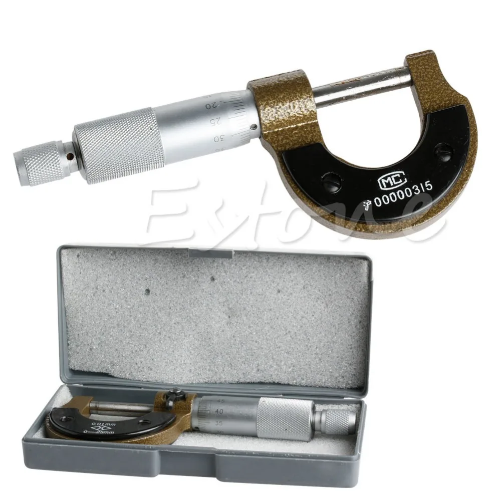 

High Quality Outside External Metric Gauge Micrometer Machinist Measuring 0-25mm
