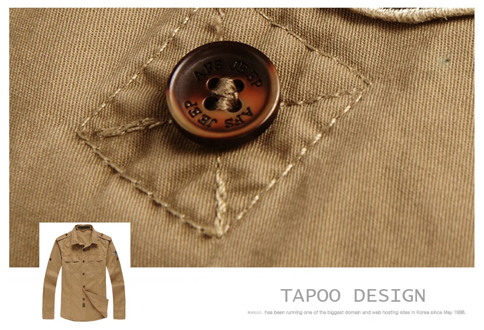 Jeep men shirt cotton detail 2